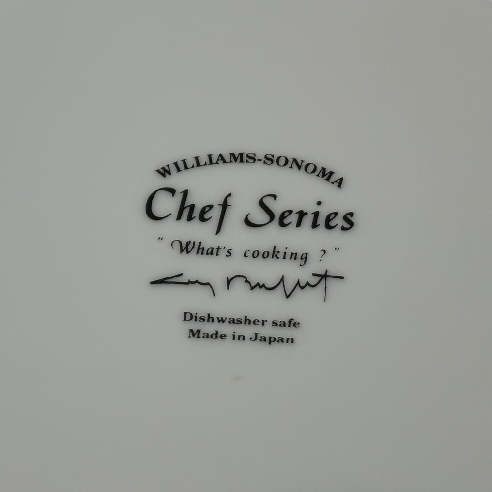 Williams Sonoma Chef Series Dinner Plates Set of 4 Japan Bistro Chef Porcelain‎ - Picture 8 of 12